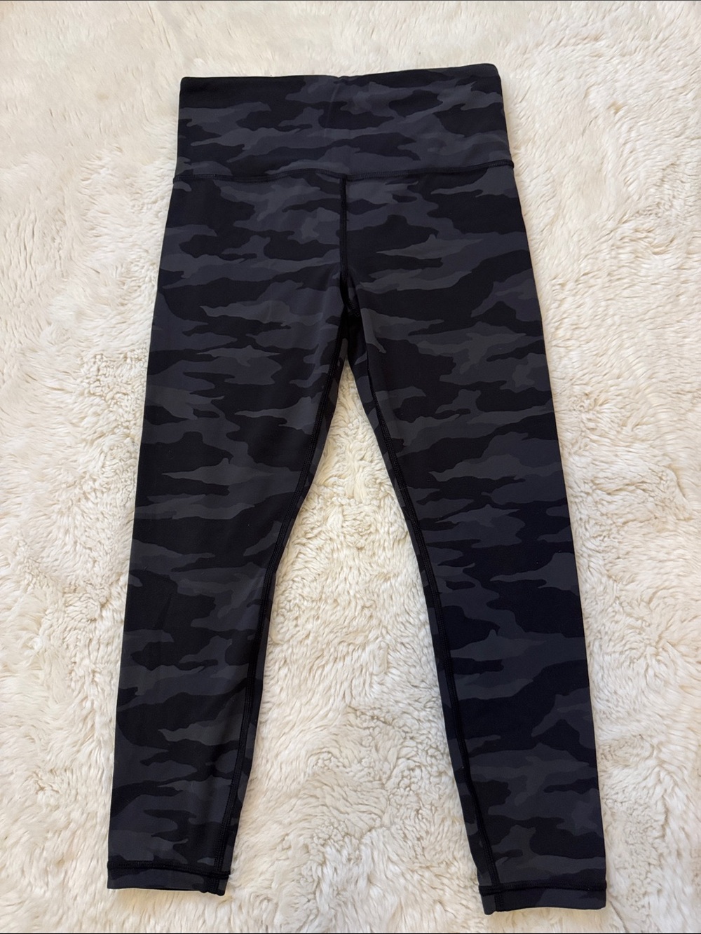 Athleta Camo Leggings – Black & Gray